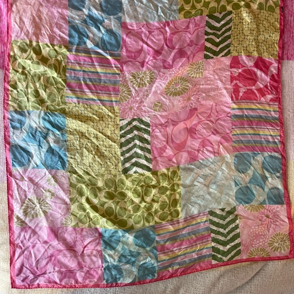 Vintage Coach Patchwork Scarve - Picture 7 of 15